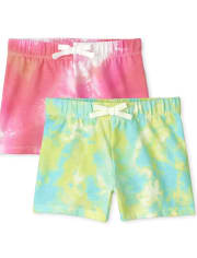 Lot de 2 shorts imprimés pour fille