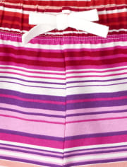 Girls Print Shorts 2-Pack