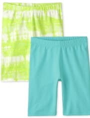 Lot de 2 shorts de vélo pour filles