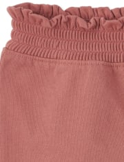 Pack de 2 pantalones cortos con estampado floral para niña