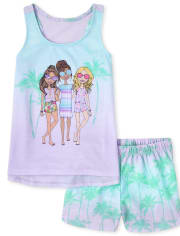 Girls Tropical Squad Pajamas