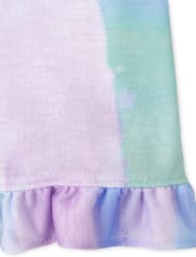 Chemise de nuit à volants licorne pour fille