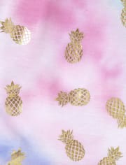 Girls Pineapple Tie Dye Nightgown