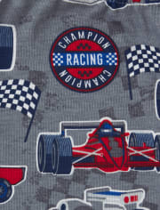 Boy Race Car Snug Fit Cotton Pajamas 2-Pack