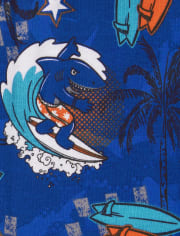Boys Surf Snug Fit Cotton Pajamas 2-Pack