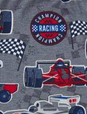 Boys Race Car Snug Fit Cotton Pajamas 2-Pack