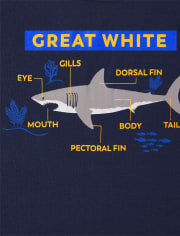 Boys Shark Camo Snug Fit Cotton Pajamas 2-Pack