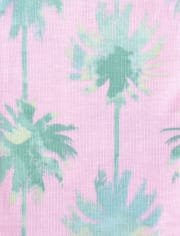 Girls Good Vibes Snug Fit Cotton Pajamas