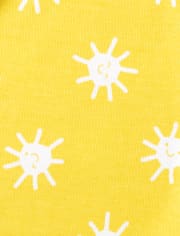 Girls Glow Sunshine Snug Fit Cotton Pajamas 2-Pack