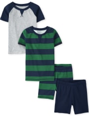 Boys Snug Fit Cotton Pajamas 2-Pack