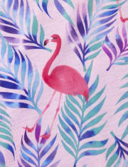 Girls Palm Tree Pajamas 2-Pack