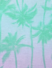 Girls Palm Tree Pajamas 2-Pack
