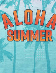 Pijama Aloha Shark para niño, paquete de 2