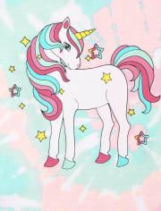 Lot de 2 pyjamas en coton ajustés licorne pour bébés et petites filles