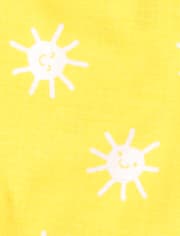 Ensemble de 2 pyjamas en coton ajustés Butterfly Sunshine pour bébés et petites filles