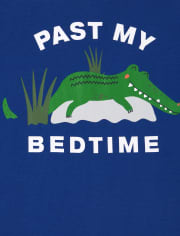 Baby And Toddler Boys Alligator Striped Snug Fit Cotton Pajamas 2-Pack