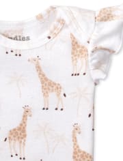 Baby Girls Pineapple Giraffe Bodysuit 5-Pack