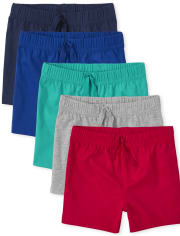 Pack de 5 pantalones cortos para bebé niño