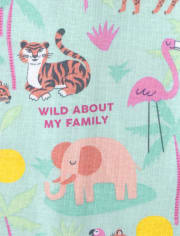 Baby And Toddler Girls Animal Snug Fit Cotton One Piece Pajamas