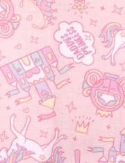 Pijamas mágicos de una pieza de algodón con ajuste ceñido para bebés y niñas pequeñas