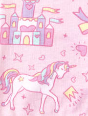Baby And Toddler Girls Daddy's Princess Snug Fit Cotton Pajamas