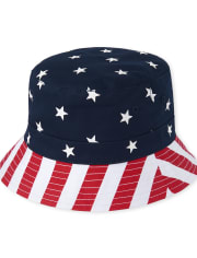 Boys Americana Reversible Bucket Hat