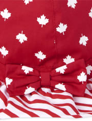 Toddler Girls Canada Day Bucket Hat