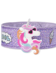 Girls Unicorn Slap Bracelet