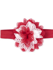 Bandeau à fleurs pour toute-petite fille