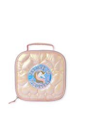 Girls Quilted Heart Unicorn Lunchbox
