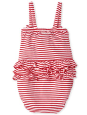 Baby Girls Smocked Striped Romper 2-Pack