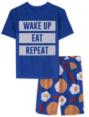 Boys Breakfast Pajamas