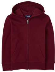 Sudadera con capucha y cremallera Uniforme de vellón para niños