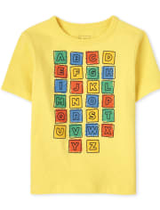 Baby And Toddler Boys ABC Graphic Tee