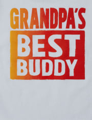 T-shirt graphique Grandpa's Buddy pour bébés et tout-petits garçons