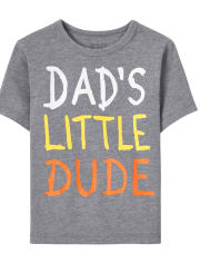 Camiseta estampada Dad's Dude para bebés y niños pequeños