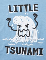 Camiseta gráfica Tsunami para bebés y niños pequeños