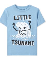 Camiseta gráfica Tsunami para bebés y niños pequeños