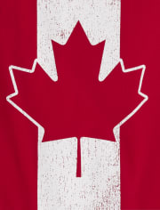 T-shirt graphique de la fête du Canada pour bébés et tout-petits garçons
