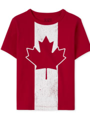T-shirt graphique de la fête du Canada pour bébés et tout-petits garçons