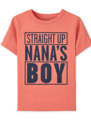 Camiseta estampada Nana's Boy para bebés y niños pequeños
