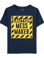 Camiseta con gráfico Mess Maker para bebés y niños pequeños
