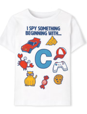 Baby And Toddler Boys I Spy Graphic Tee