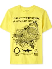 Boys Shark Graphic Tee
