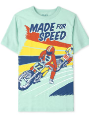Boys Made For Speed Graphic Tee