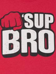 Camiseta estampada Sup Bro para niños