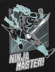 T-shirt graphique Ninja Master pour garçons