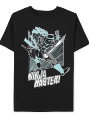 T-shirt graphique Ninja Master pour garçons