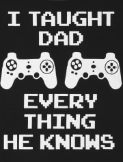Boys Dad Video Game Graphic Tee