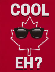 T-shirt graphique cool de la fête du Canada pour garçon